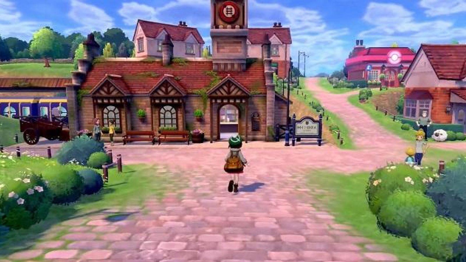 New Pokemon Sword and Shield gameplay shows off a new town