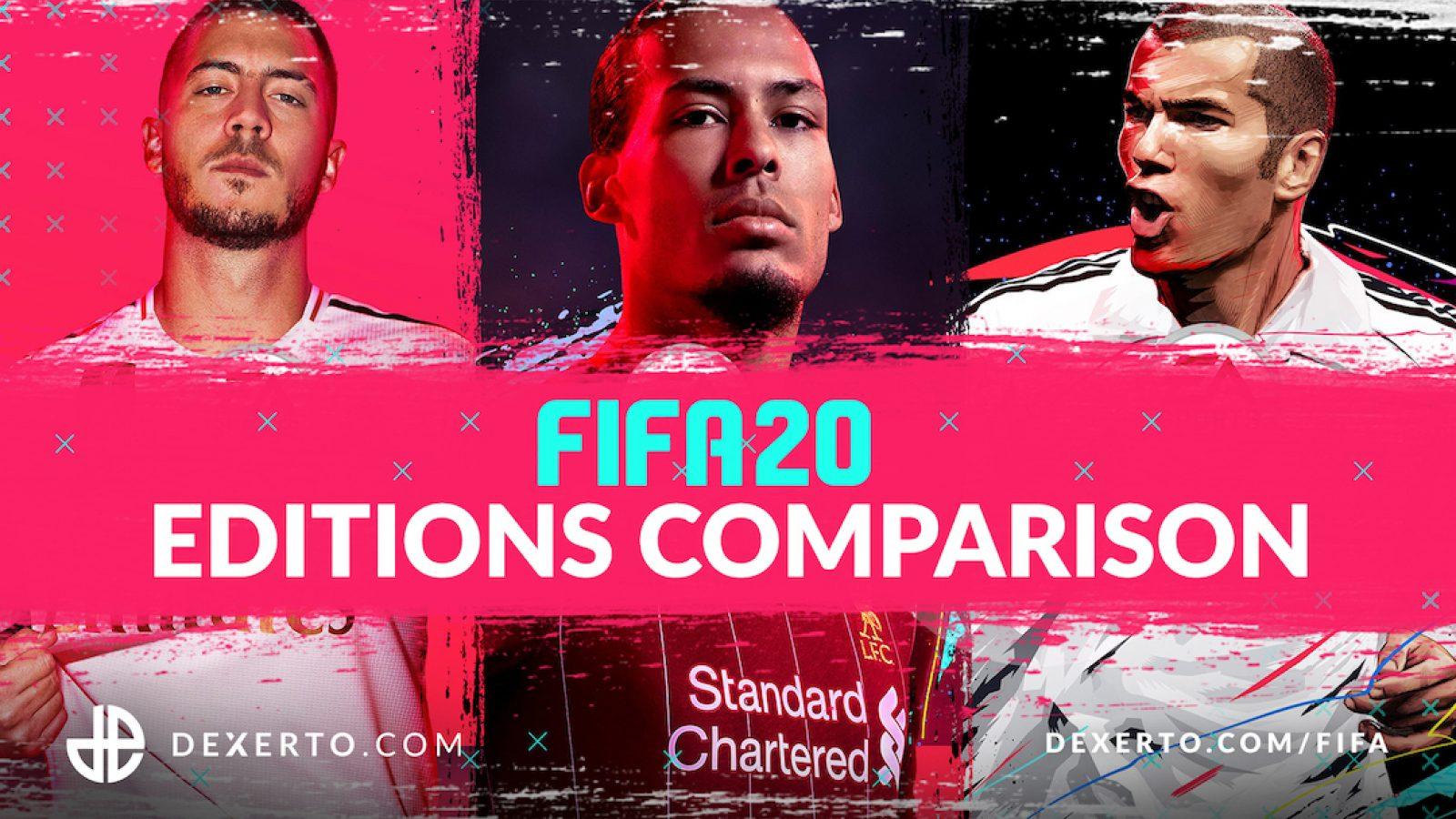 FIFA 20 Editions Comparison (Standard, Champions & Ultimate
