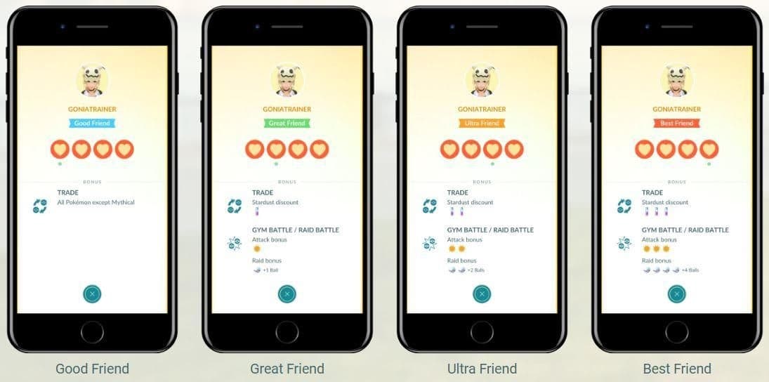 What's the maximum number of friends you can have in Pokémon GO