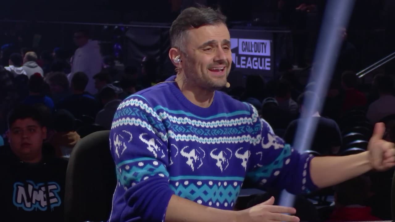 Gary Vaynerchuck at Call of Duty League's opening weekend.