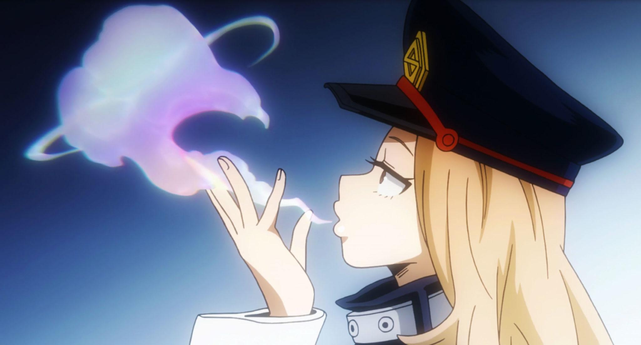 camie using glamour my hero academia