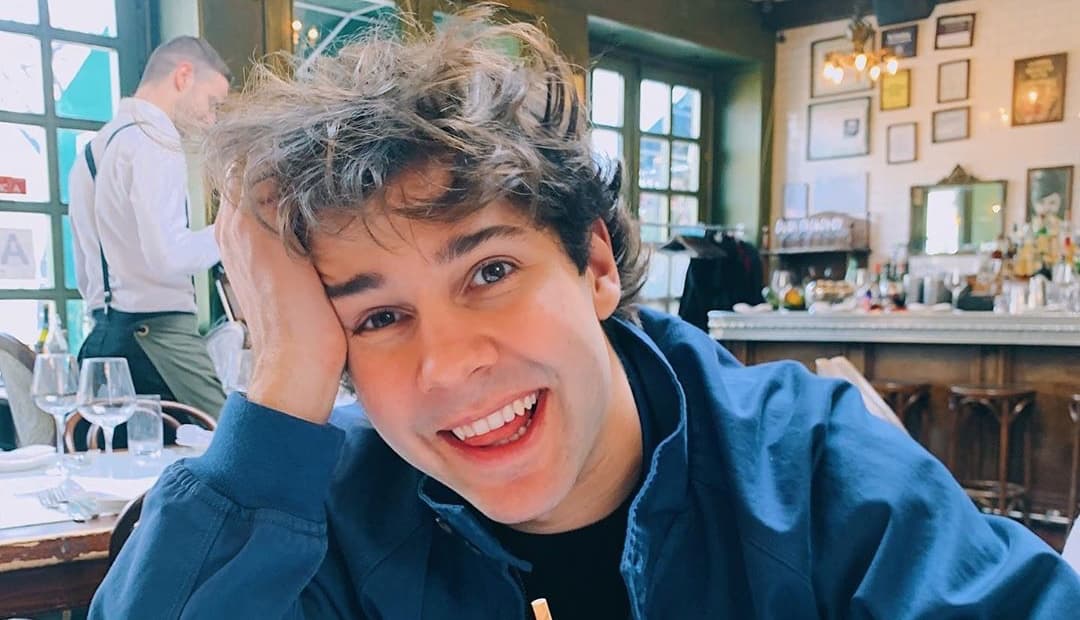 David dobrik sat at table