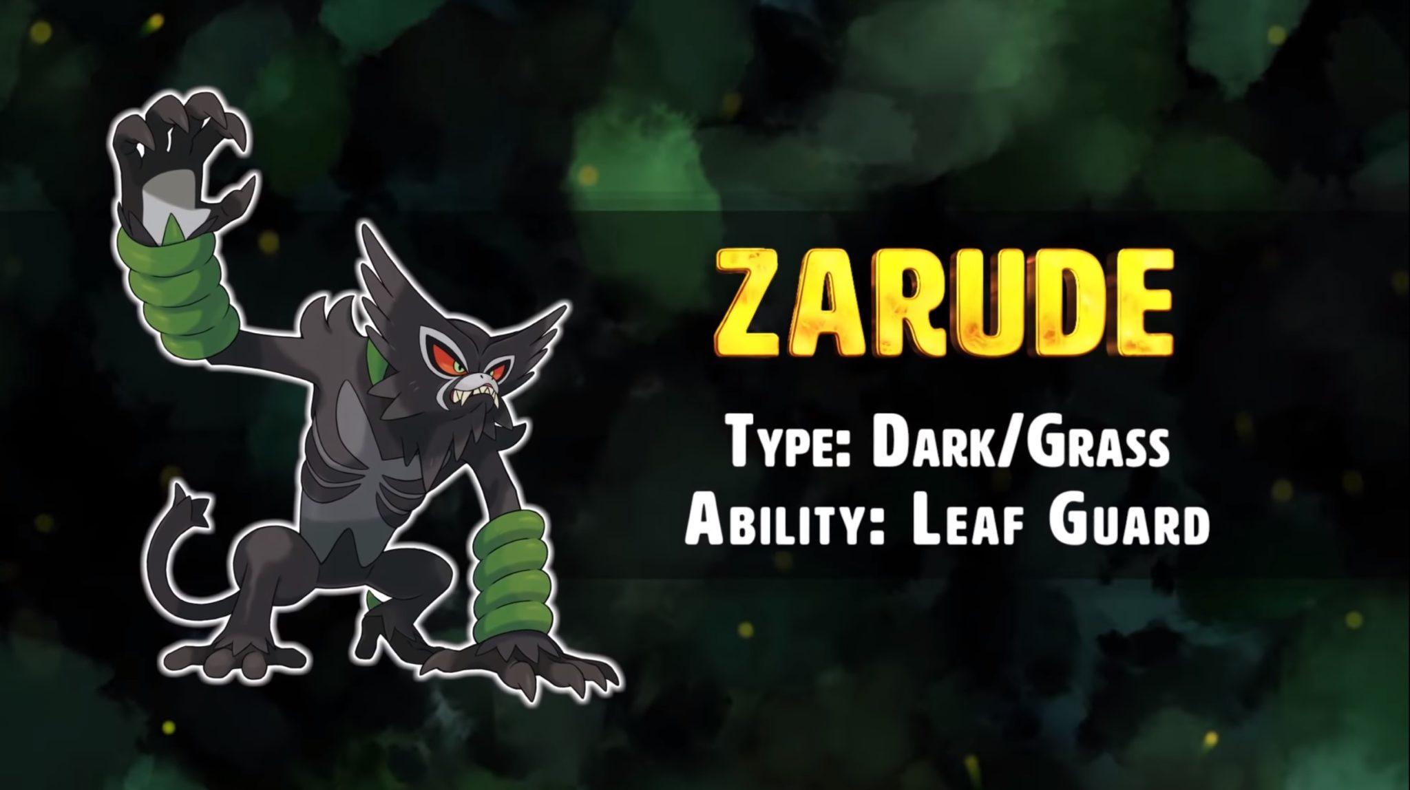 Zarude Distribution For Pokemon Sword/Shield Detailed For The West,  Includes Various Online Methods – NintendoSoup