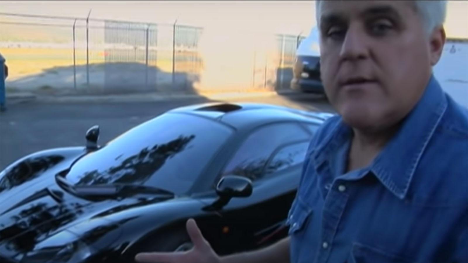 Jay Leno with McLaren F1