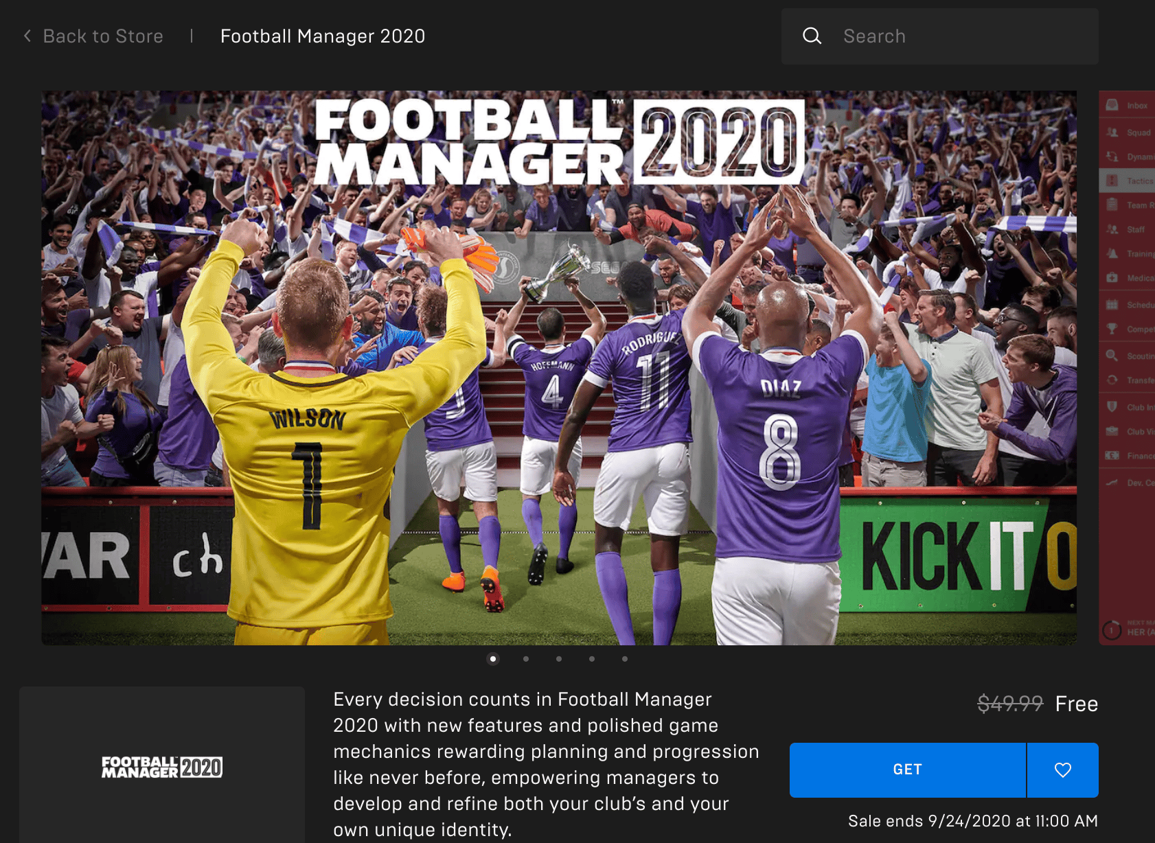What's On Steam - Football Manager 2020