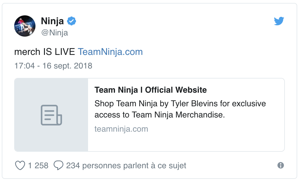 Fortnite Streamer Ninja Launches Merchandise Store - Ninja Merch