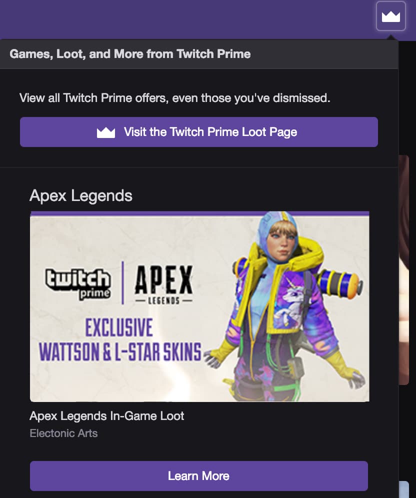 Apex Legends Twitch Prime Loot Available Now: Here's How To Get It -  SlashGear