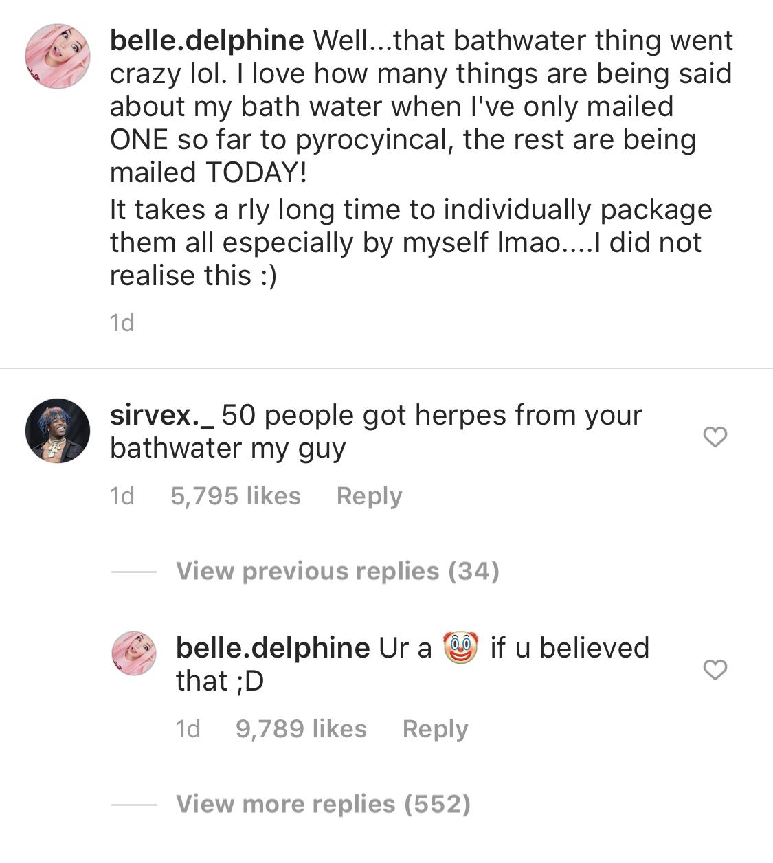Bell Delphine The Influencer Who Sold Her Bathwater Is Back At It