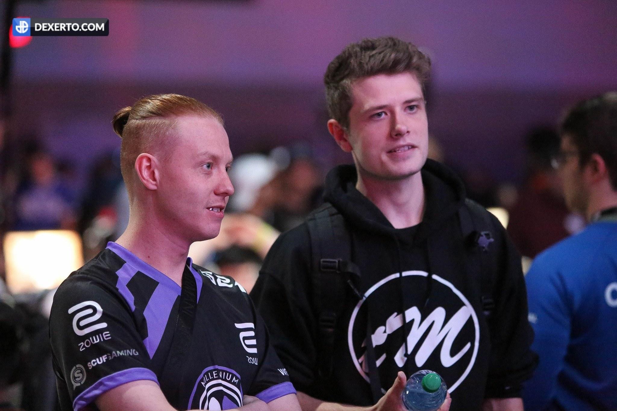 Denz (right) representing Tainted Minds during IW