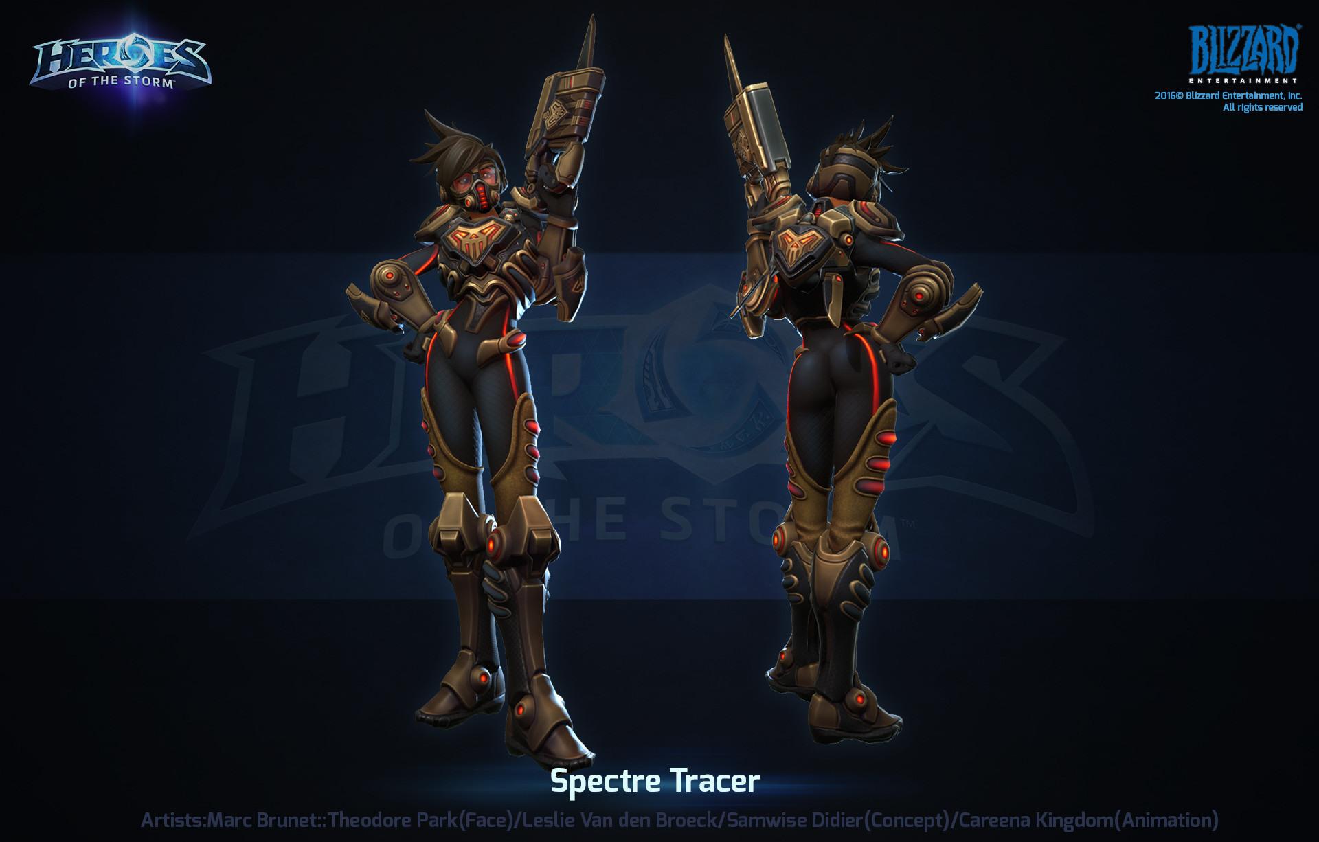 Take a look at Overwatch's Tracer in Heroes of the Storm