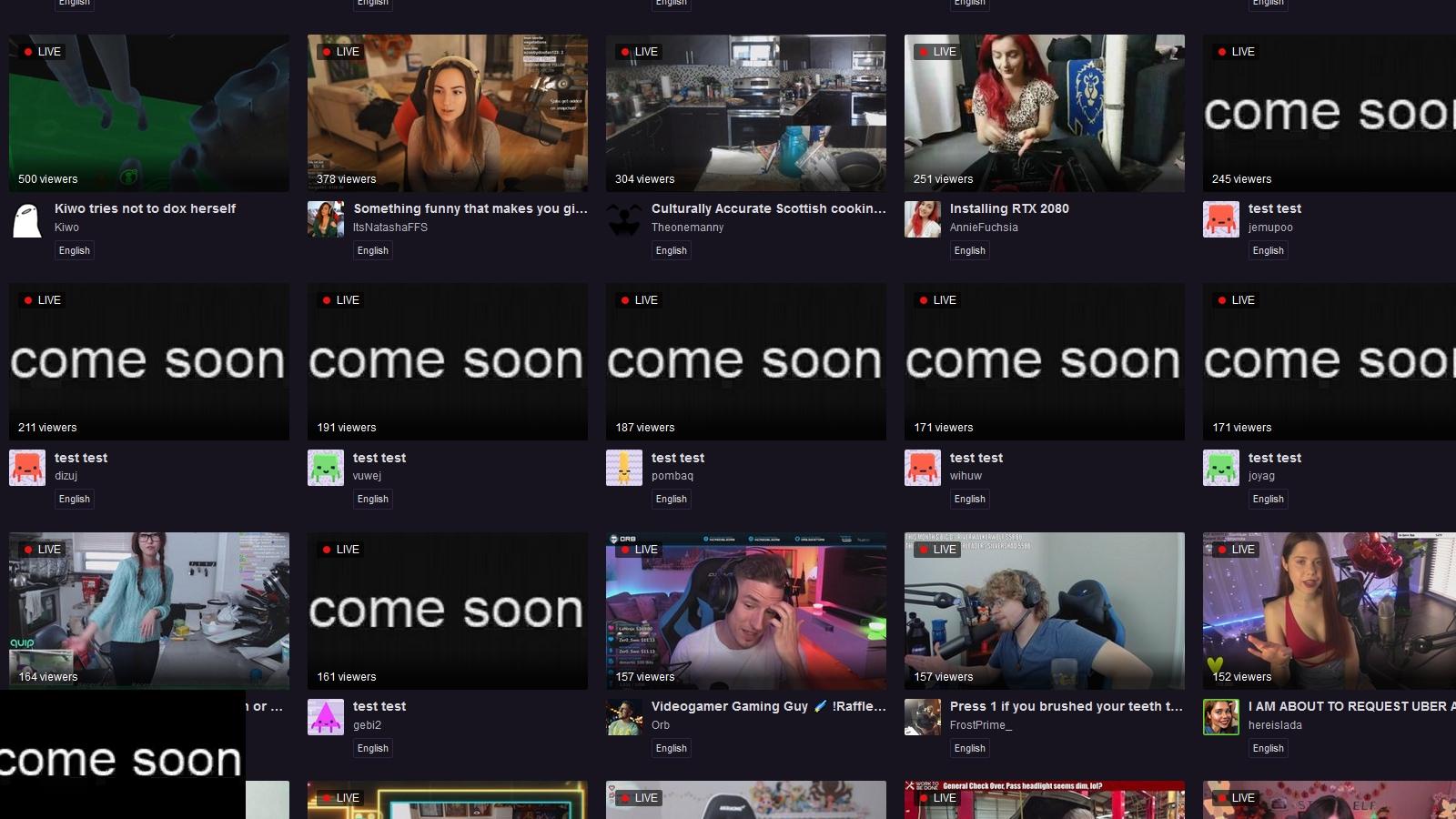 There is something very strange about Twitch's new Just Chatting section -  Dexerto