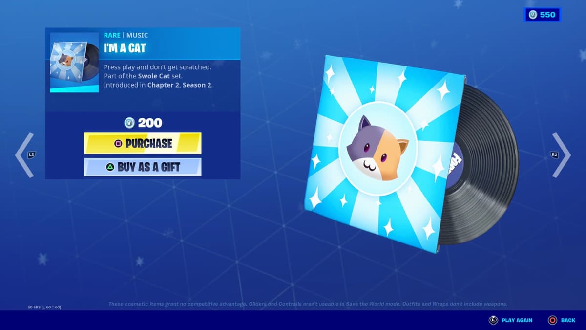 Fortnite gifting item