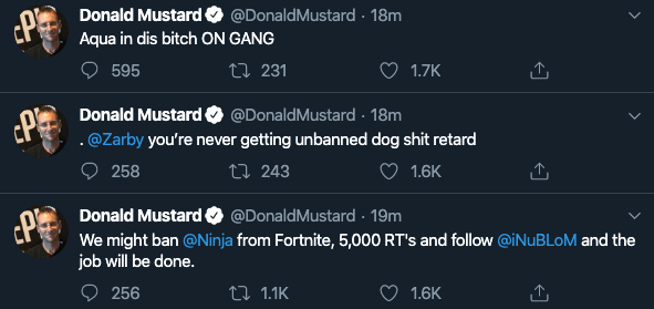 Twitter: Donald Mustard