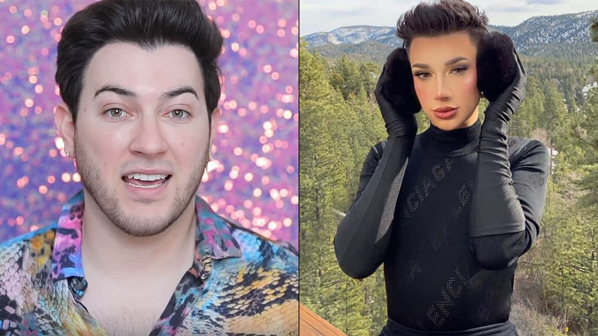 Manny MUA, YouTube / James Charles, Instagram