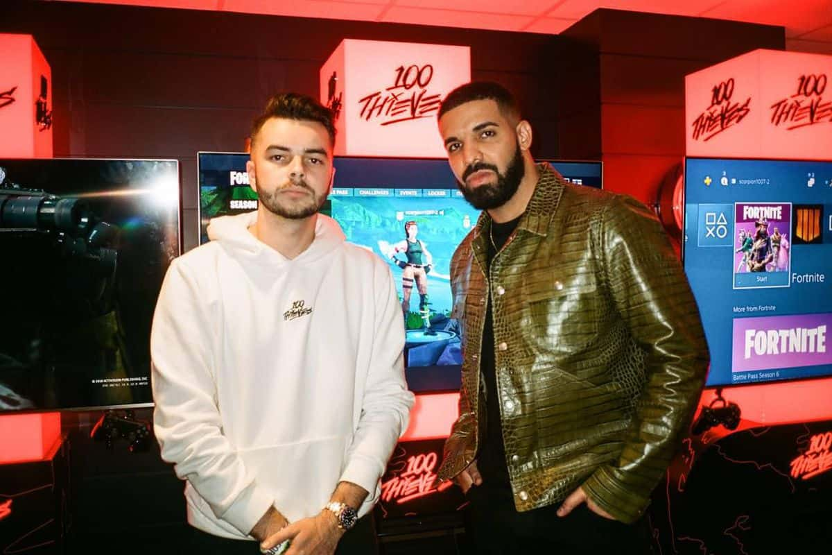 100 Thieves' Nadeshot and Drake.