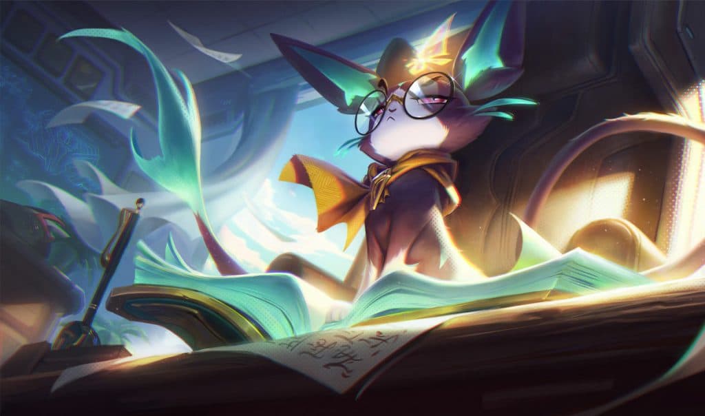 Battle Academia Yuumi in League of Legends