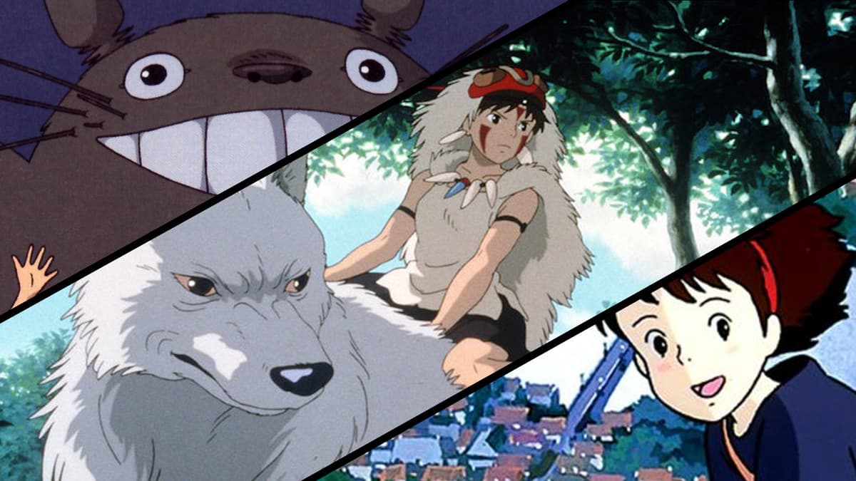 My Neighbor Totoro, Princess Mononoke, and Kiki's Delivery Service screenshots