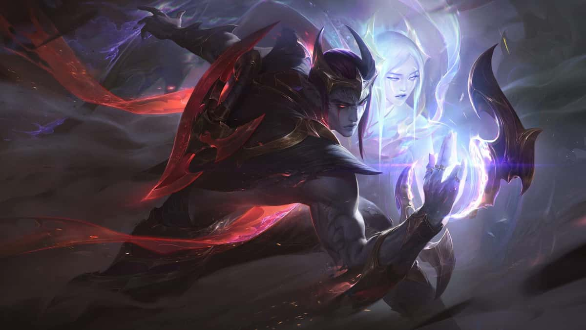 Nightbringer Aphelios in League of Legends