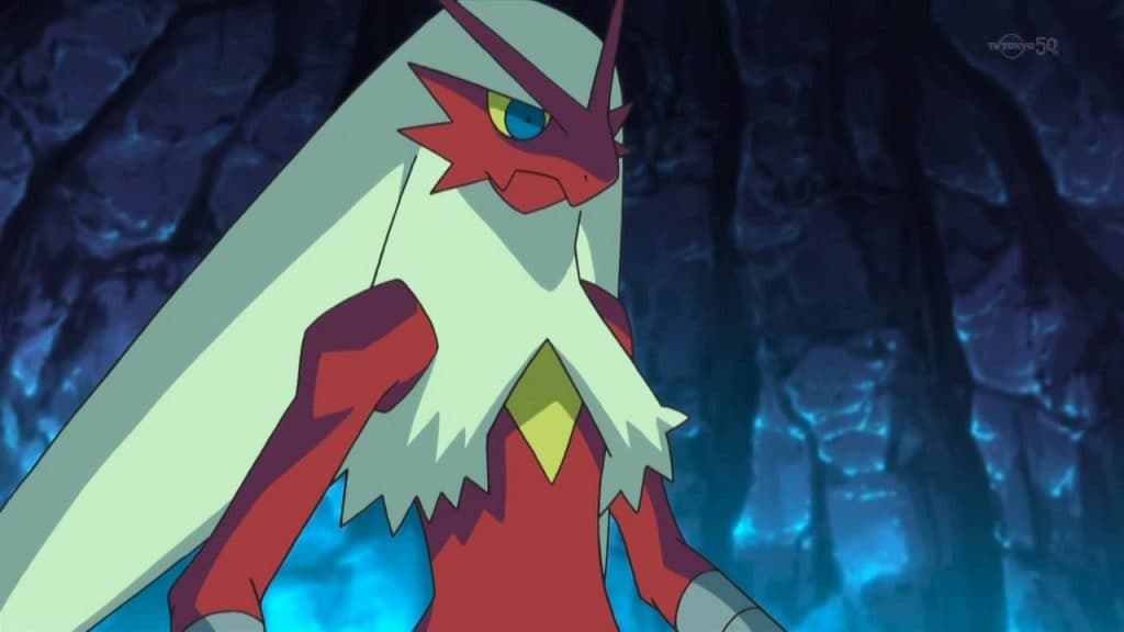 Blaziken in Pokemon's anime