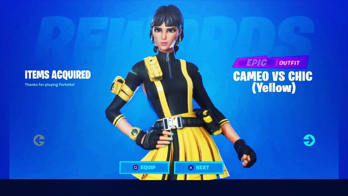 Cameo vs Chic Overtime reward skin