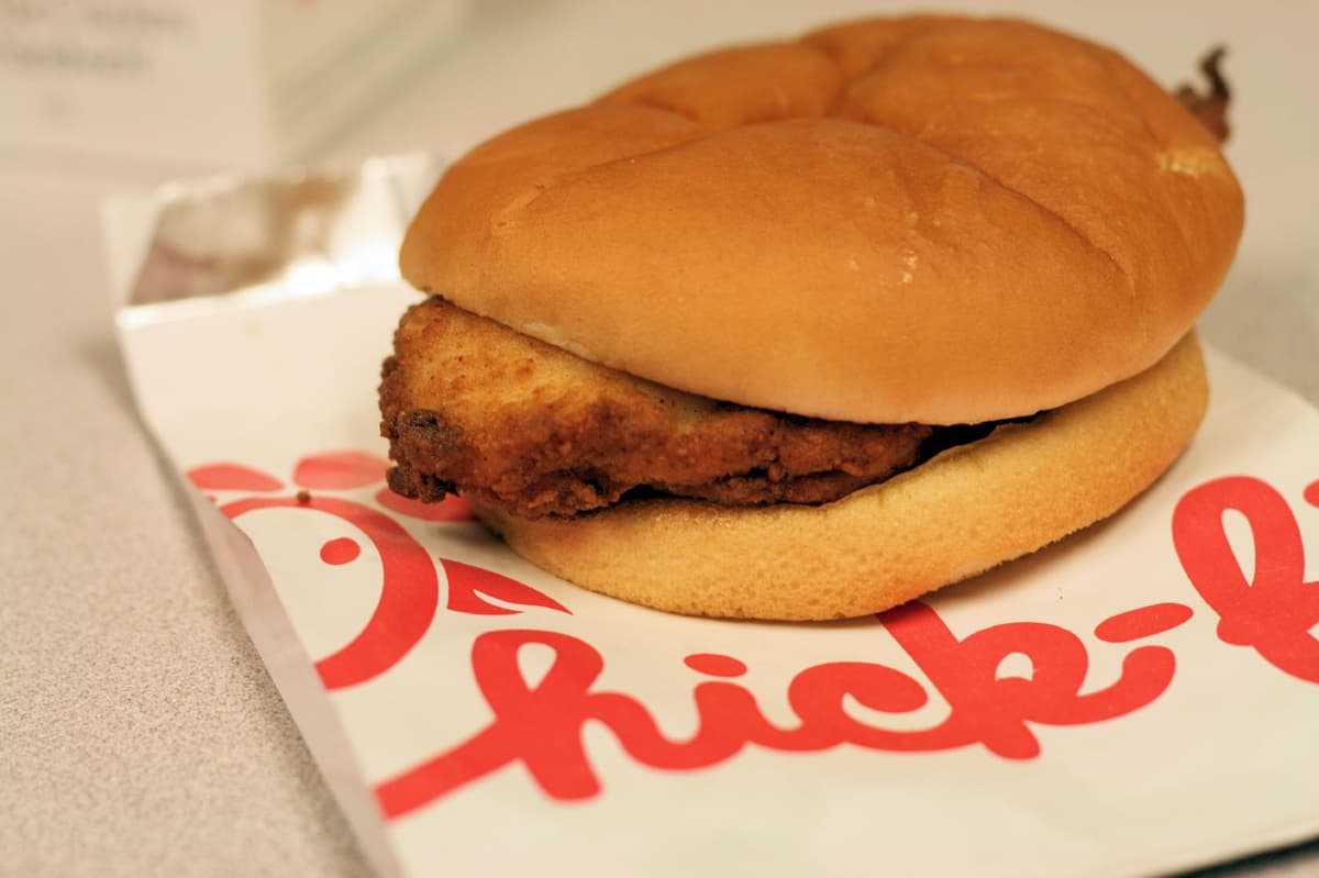 Chick-fil-A chicken sandwich