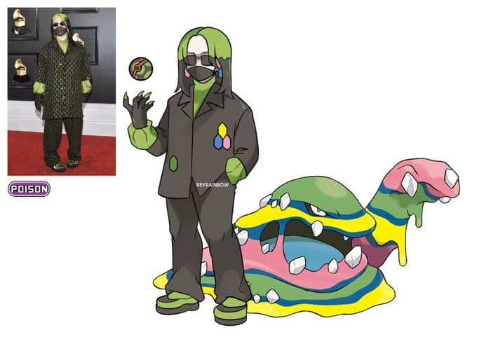 Billie Eilish Pokemon Alolan Muk