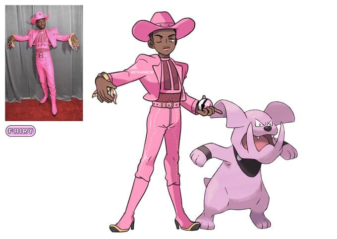 Lil Nas X Pokemon trainer