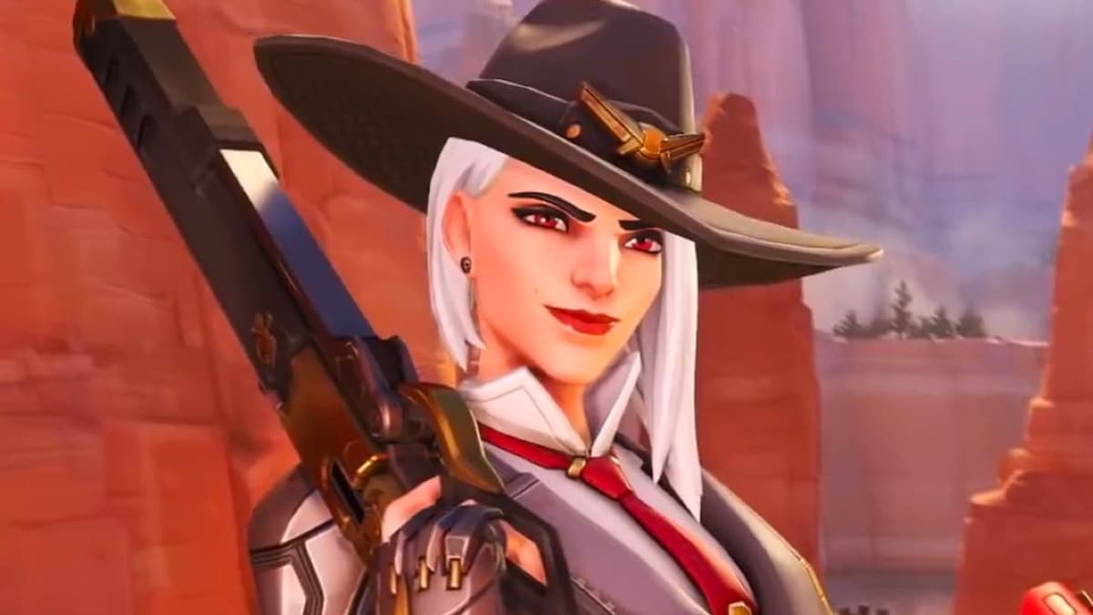 Ashe in original Overwatch skin