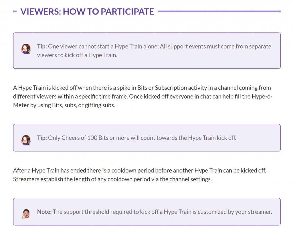 Twitch hype-train outline