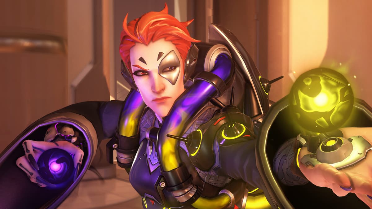 Overwatch hero Moira on Oasis