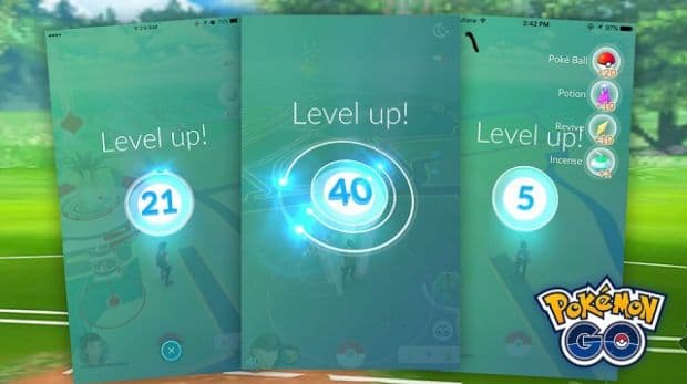 Pokemon Go Levels Up