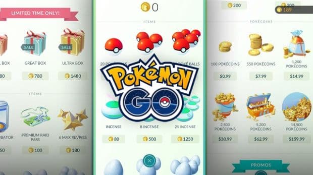 Pokemon Go Shop PokeCoins