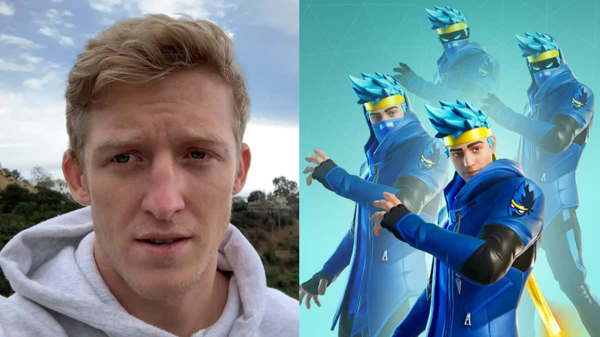 Tfue reacts Fortnite Ninja skin