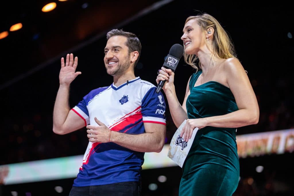 Carlos and Sjokz at the Worlds grand final