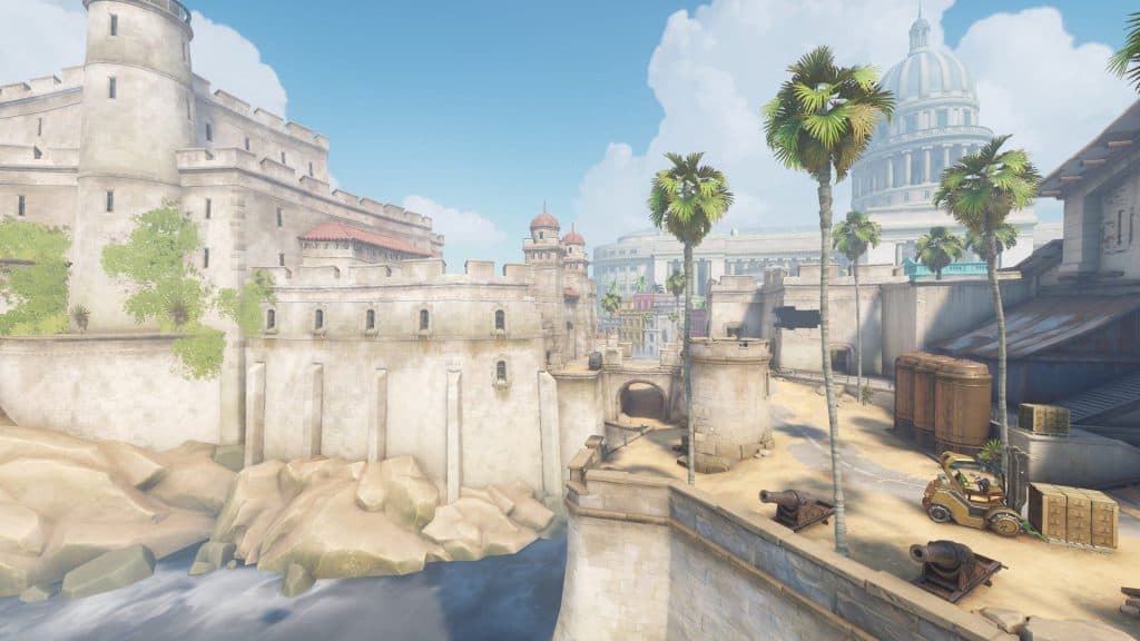 Overwatch Havana third phase of the Escort map