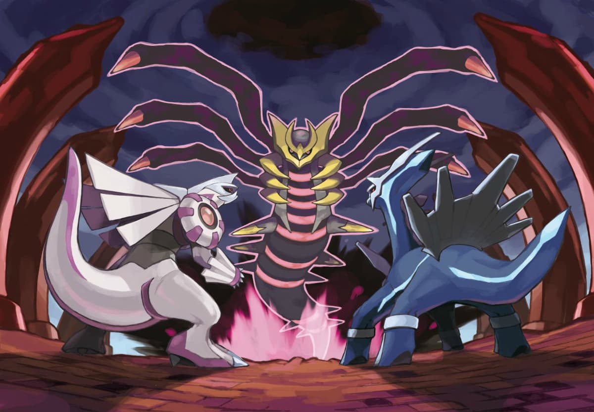 Screenshot of Pokemon Diamond & Pearl Legendaries.