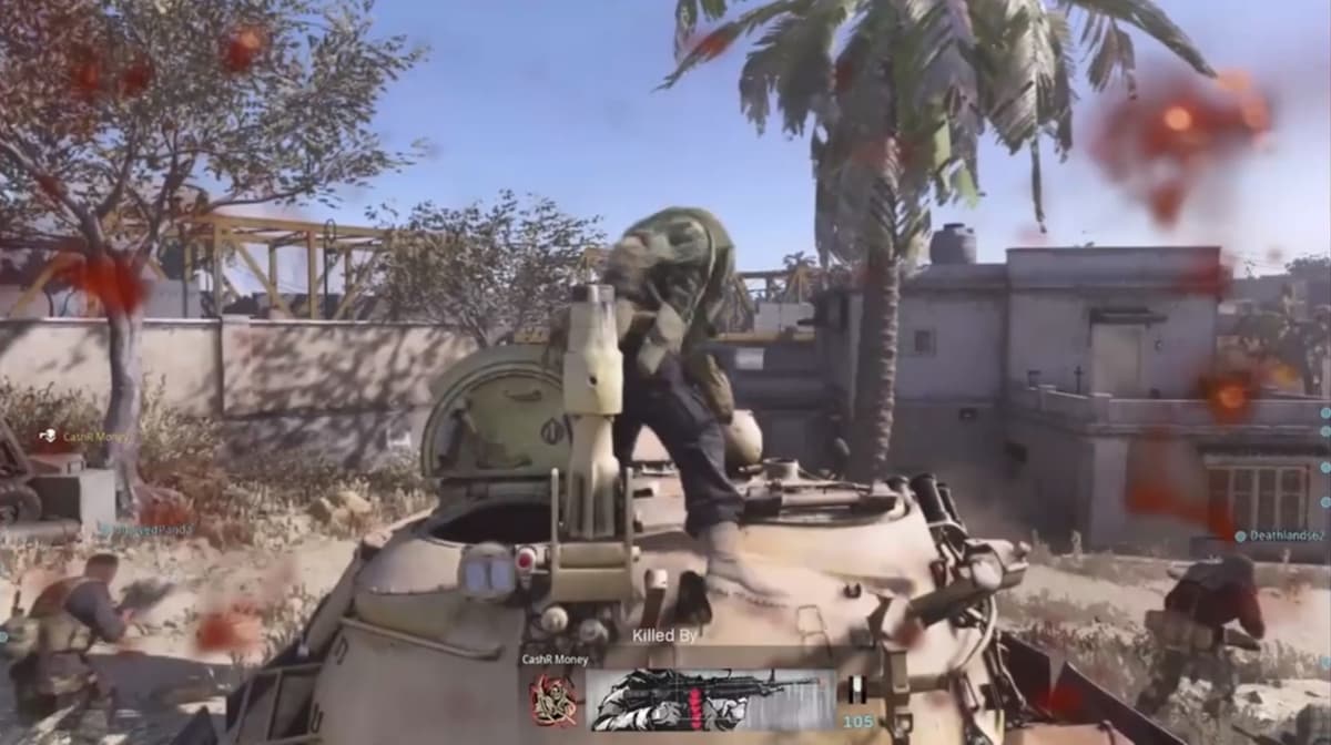 Modern Warfare glitch on Team Deathmatch