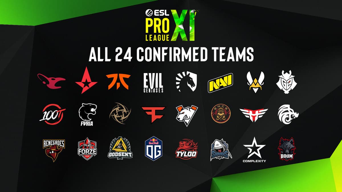 Teams for Season 11 of ESL Pro League.