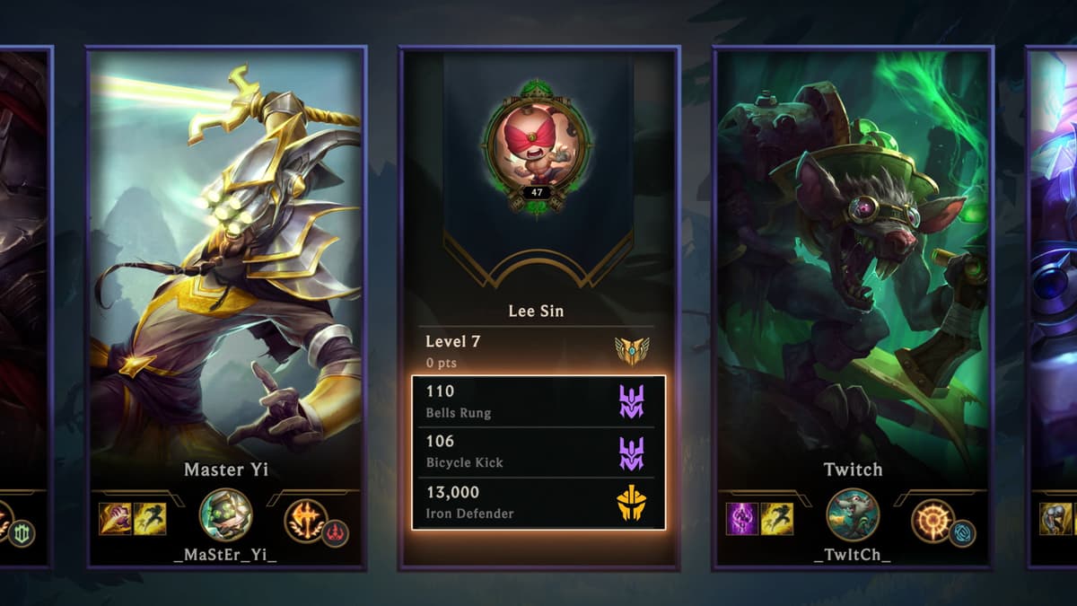 League of Legends Eternals for Lee Sin