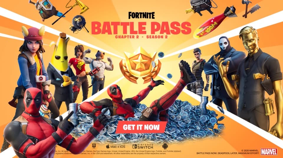 Deadpool skin in Fortnite