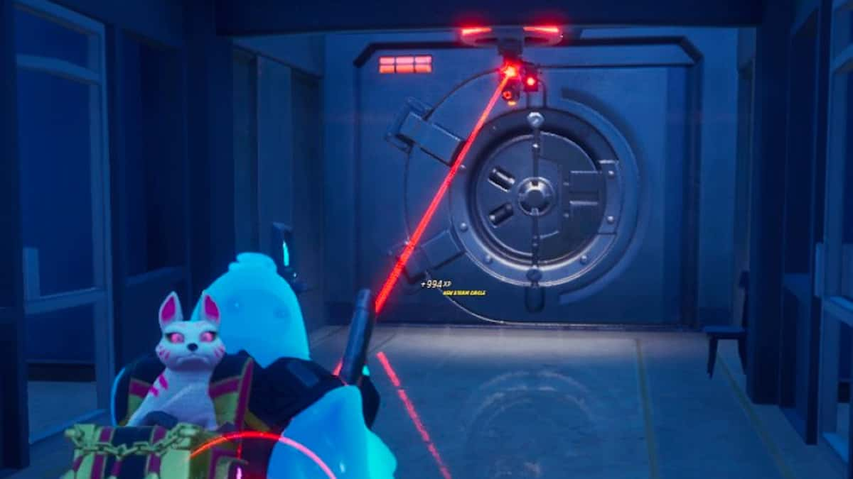 Loot vault at The Shark in Fortnite