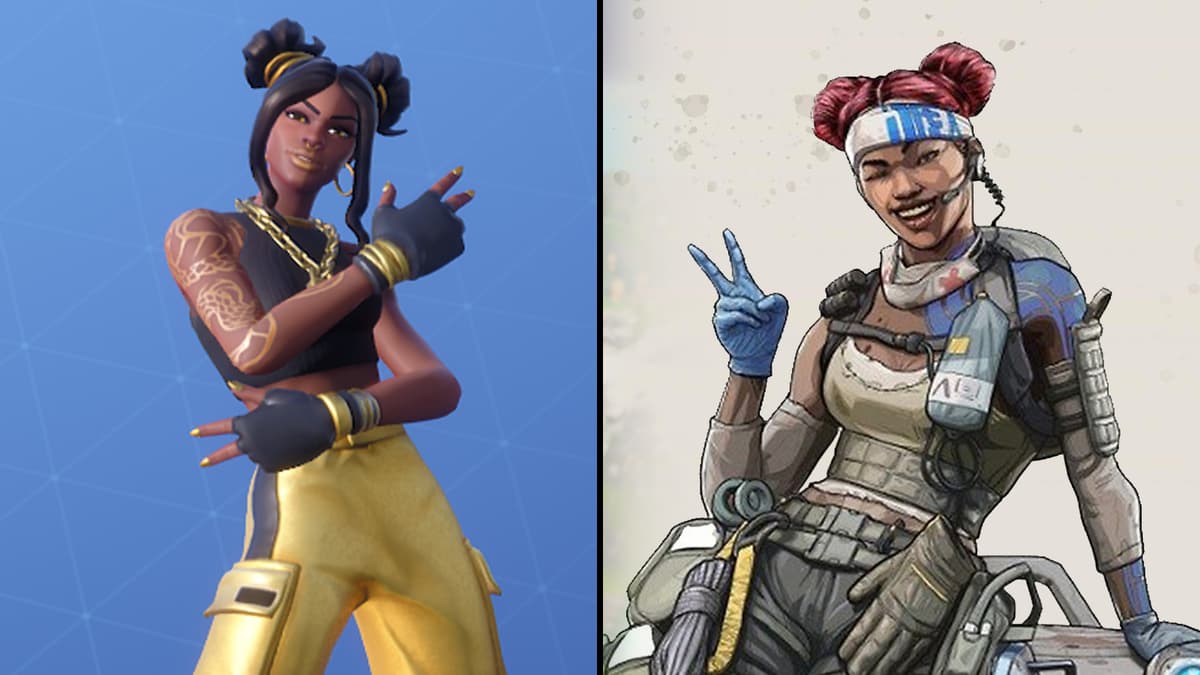 Fortnite and Apex Legends skins. 