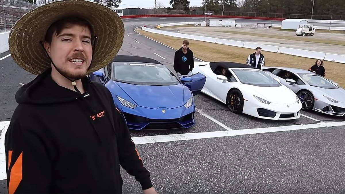 MrBeast Lamborghini challenge.