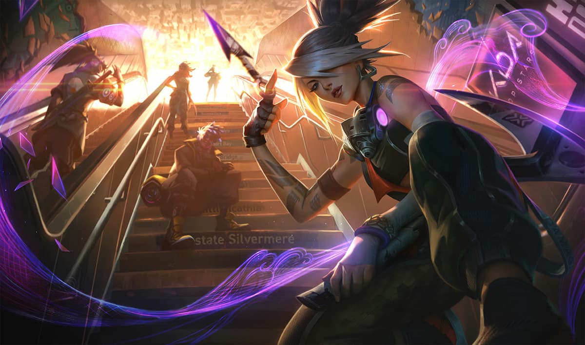 True Damage Akali skin for League of Legends