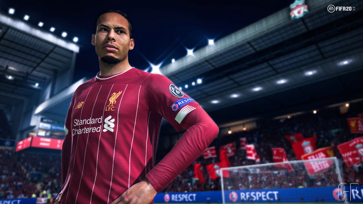 Van Dijk in FIFA 20