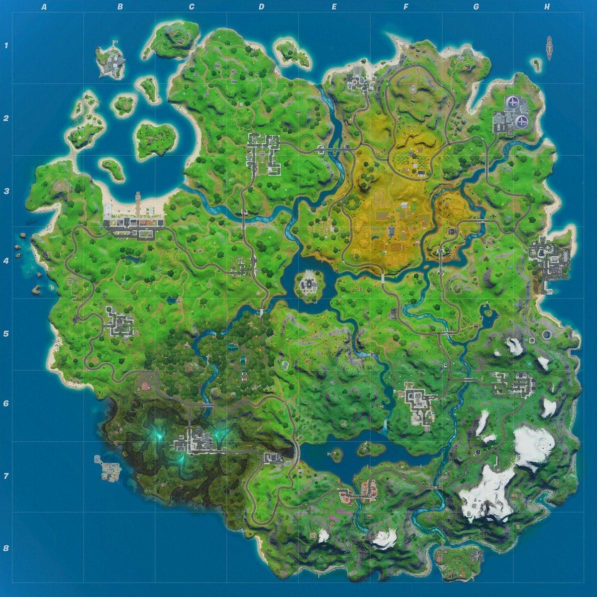 Fortnite Chapter 2, Season 2 map.