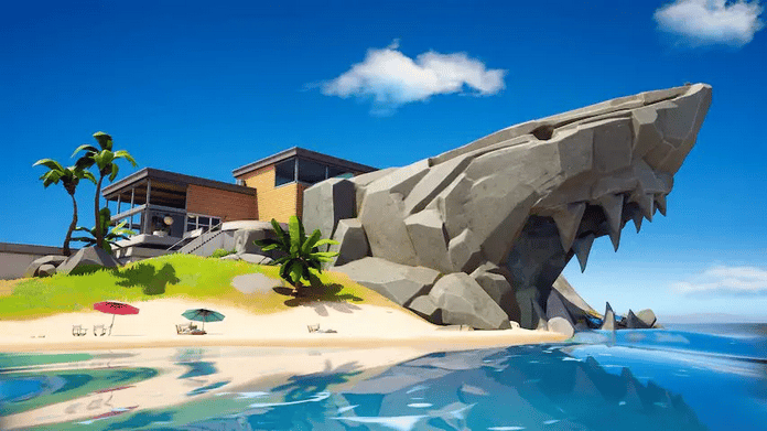 Fortnite's Shark Head island.