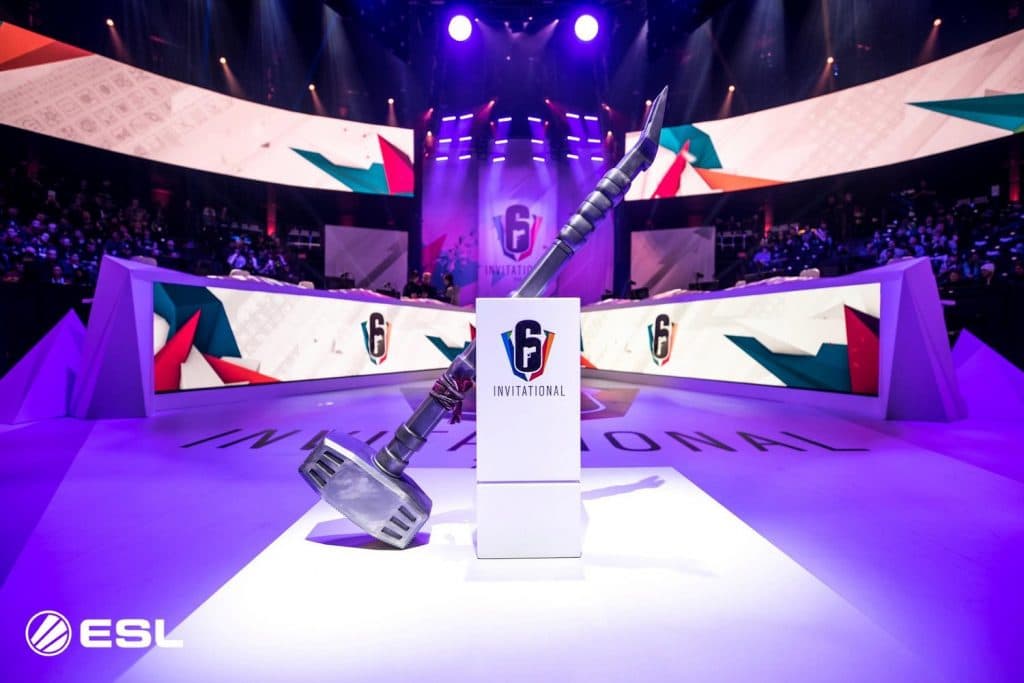 The Rainbow Six Invitational trophy.