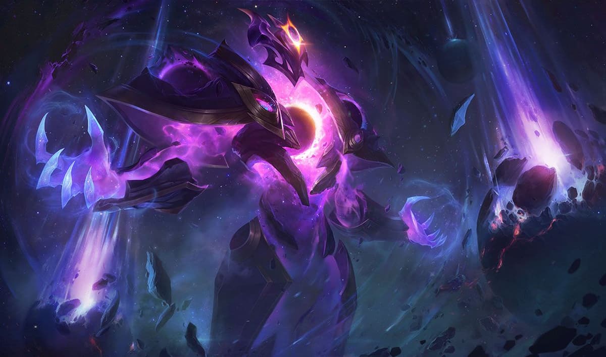 Dark Star Xerath splash art for League of Legends