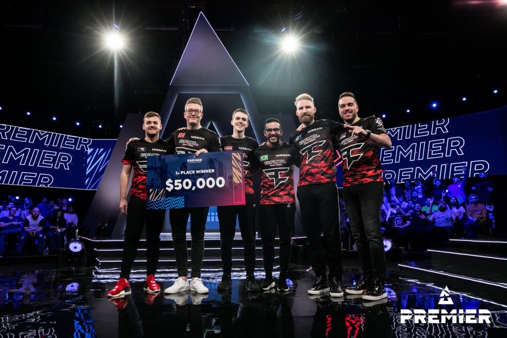 FaZe Clan at BLAST Pro Premier.